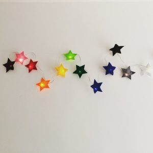 Guirlande étoiles multicolores